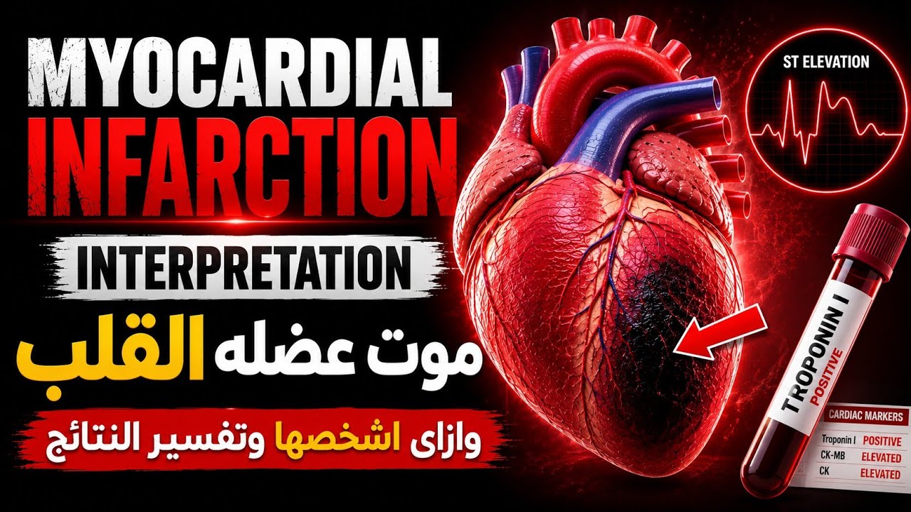 موت عضلة القلب ( اسبابها واعراضها ) E38.Myocardial Infarction