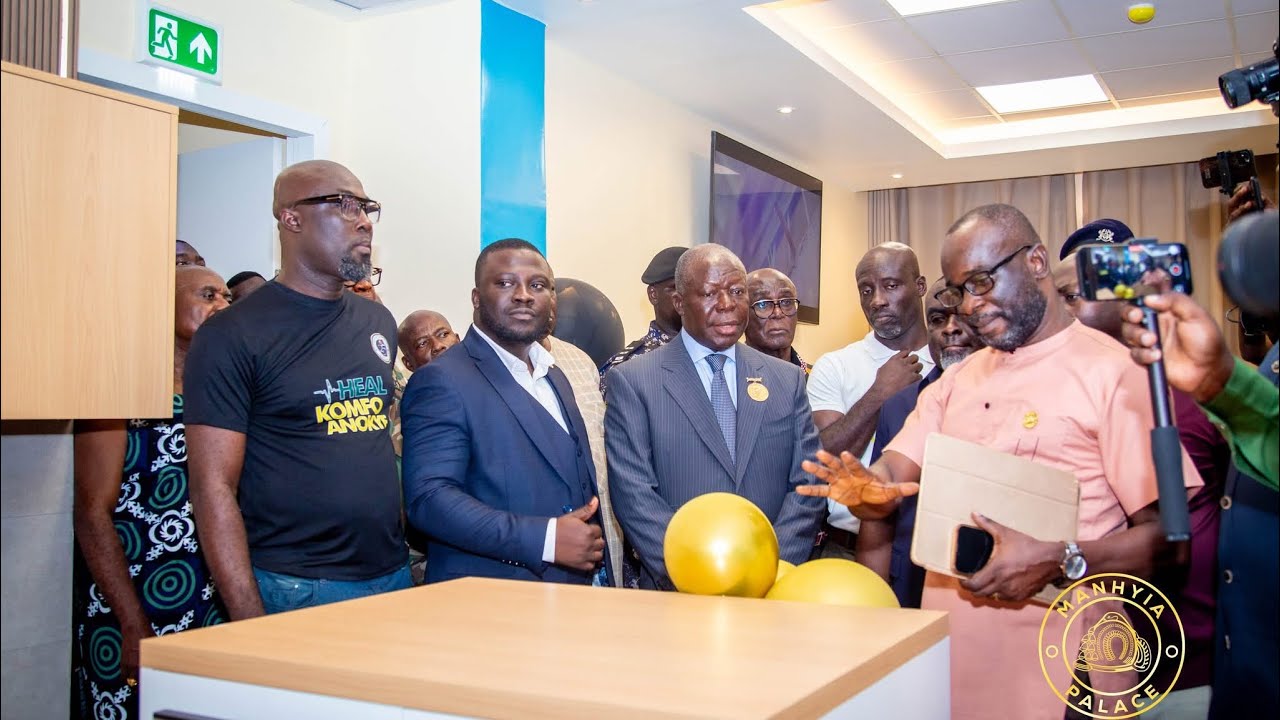 Asantehene visits KATH to assess progress on Heal Komfo Anokye Project
