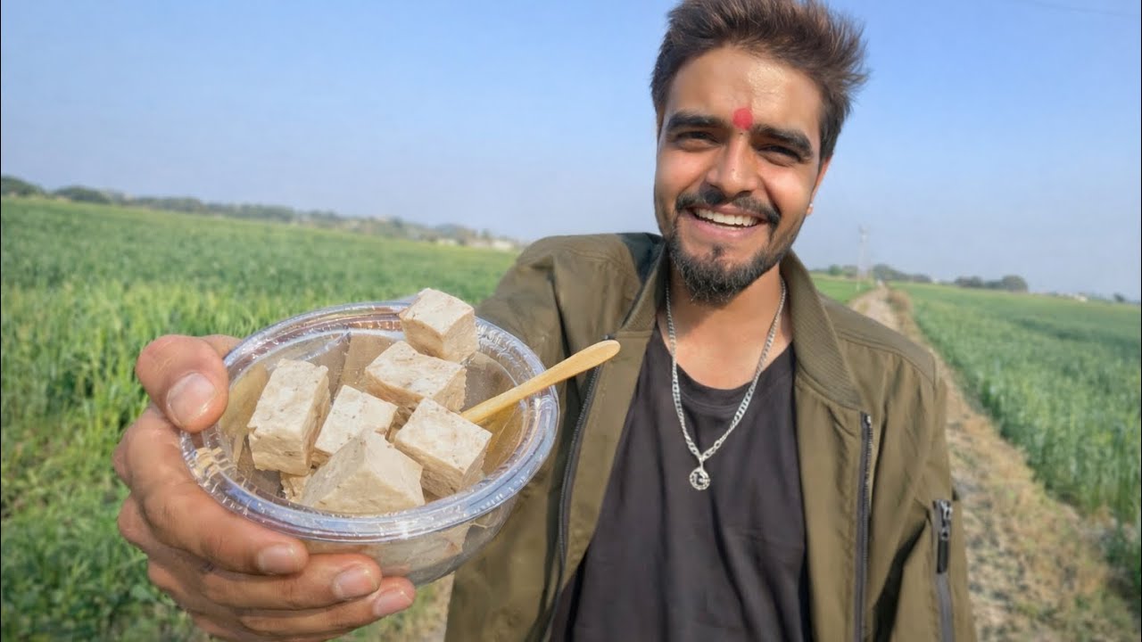 Aaj khaya pehli baar tofu😋 #tofu #vlog #gym #travel 
