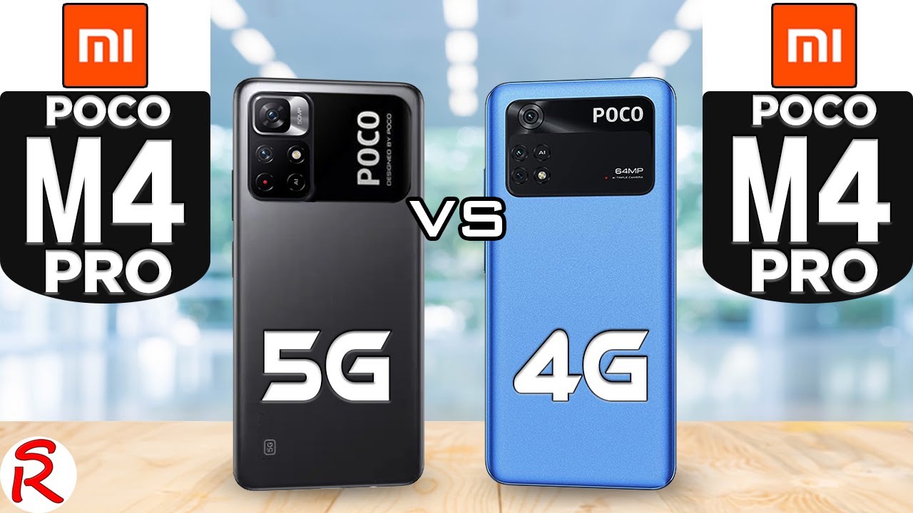 Xiaomi Poco M4 Pro 5G vs Xiaomi Poco M4 Pro 4G