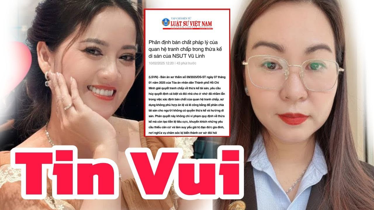 Tin Cực Vui: Bất ngờ Tạp Chí Điện Tử Luật Sư Việt Nam ra bài viết cực hay, Thôi Xong Mẹ Con Cô 6...