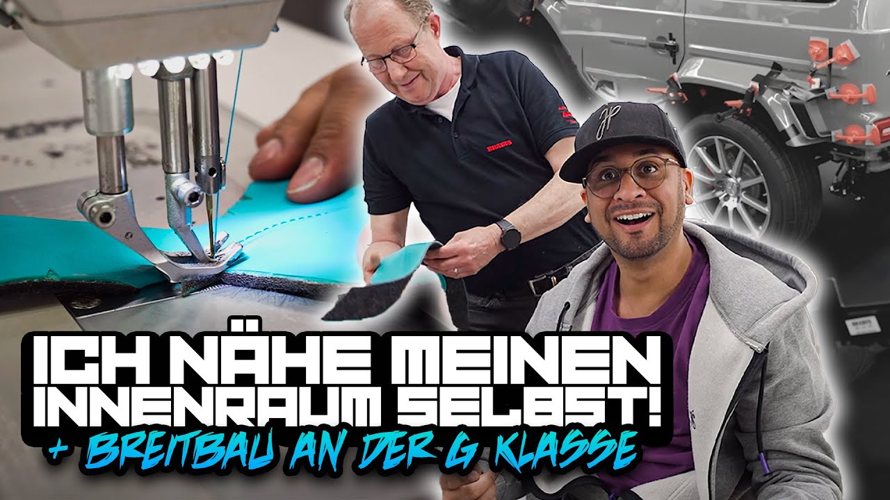 JP Performance - Ich nähe meinen Innenraum selbst! + Breitbau | BRABUS G-Klasse!
