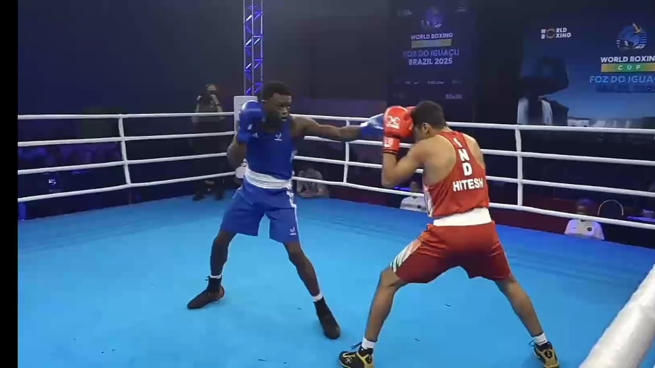 Hitesh (IND) vs. Makan Traore (FRA) World Boxing Cup Brazil 2025 || Quarter Finals (70kg)