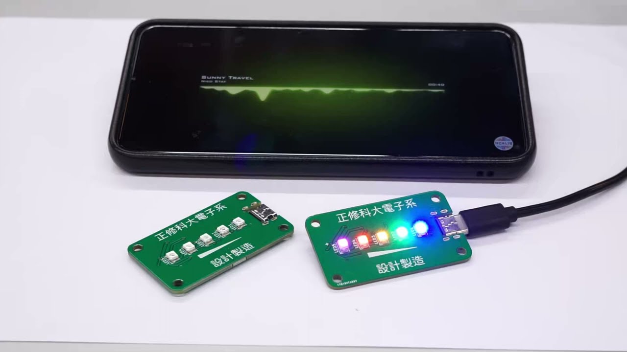 聲控LED製作過程-SMT製程體驗 手工錫膏印刷、上件