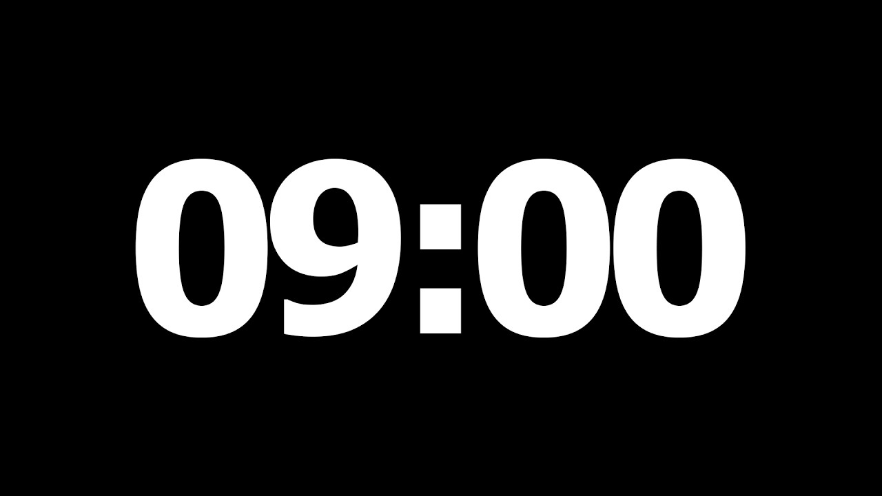 9 Minute Countdown Timer
