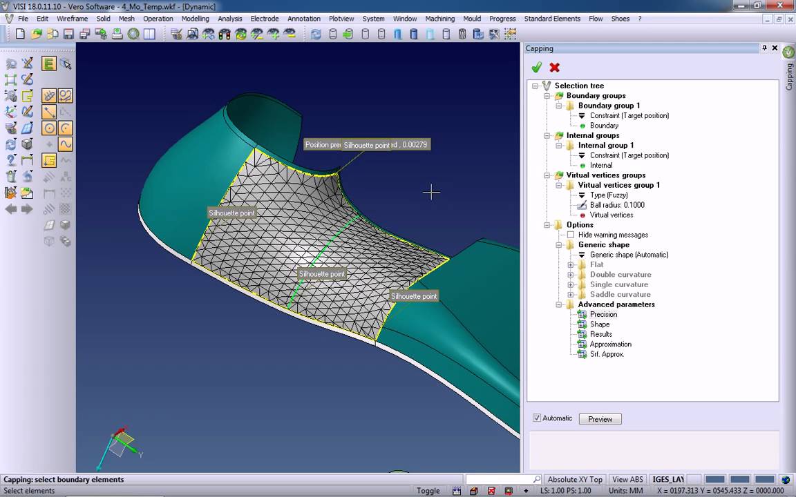 VISI-Surface Capping Surface