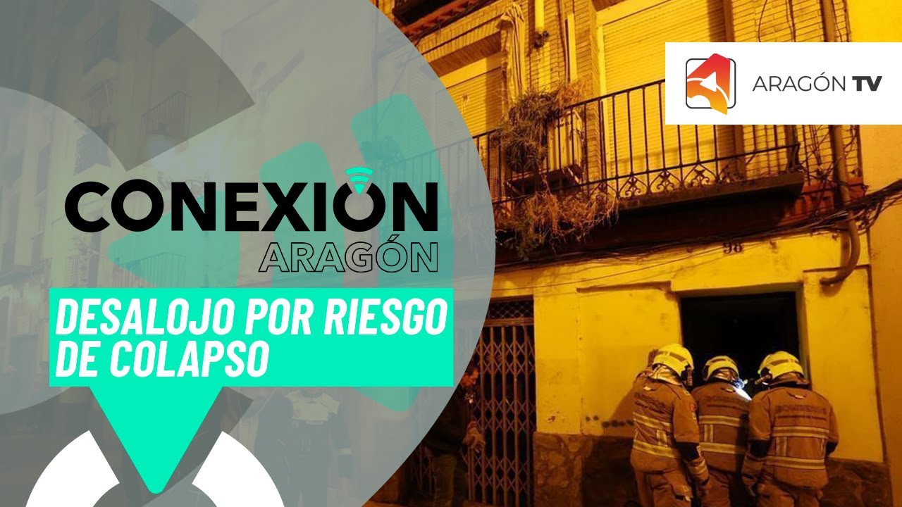 Desalojado un edificio por riesgo de colapso en Zaragoza