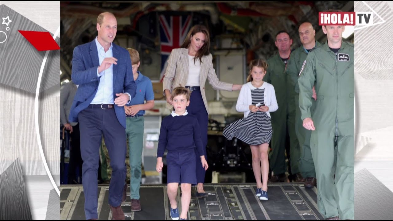 Los príncipes de Gales visitaron el Royal International Air Tattoo junto a sus tres hijos| ¡HOLA! TV