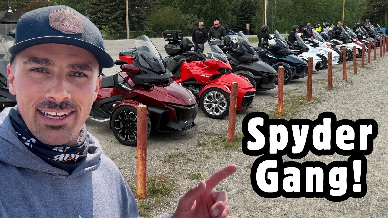 Встреча и заезд Can-Am Spyder в Калгари | Летнее групповое приключение