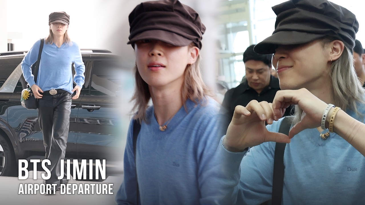 BTS 지민, 인천공항 출국 | BTS JIMIN Airport Departure