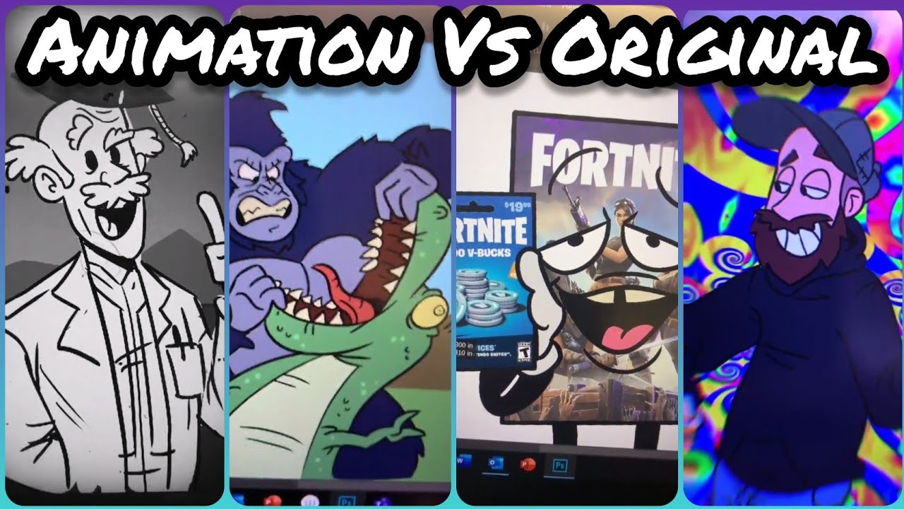 Animation Vs Original | TikTok Compilation from @pizza_cartoons
