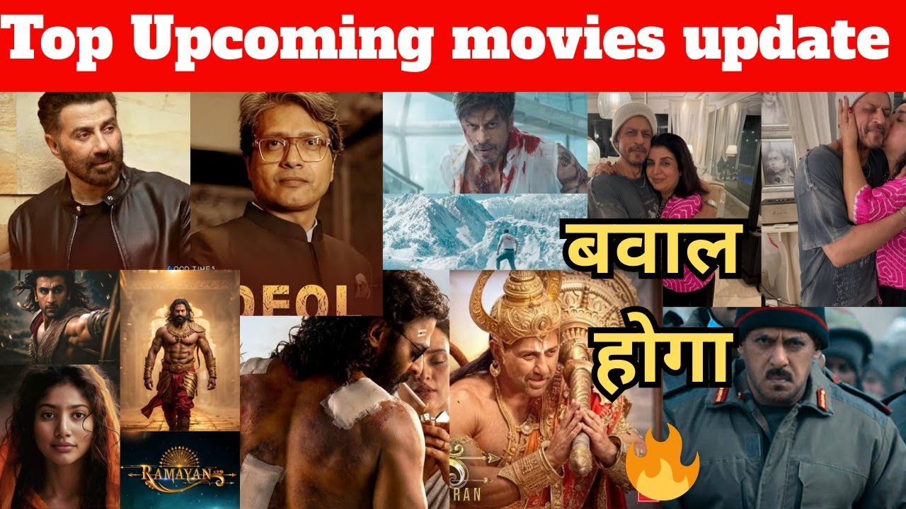 Updates on Top Upcoming movies of Bollywood, sunny Deol next,King,Ramayan, Spirit,Battle Of Galwan 