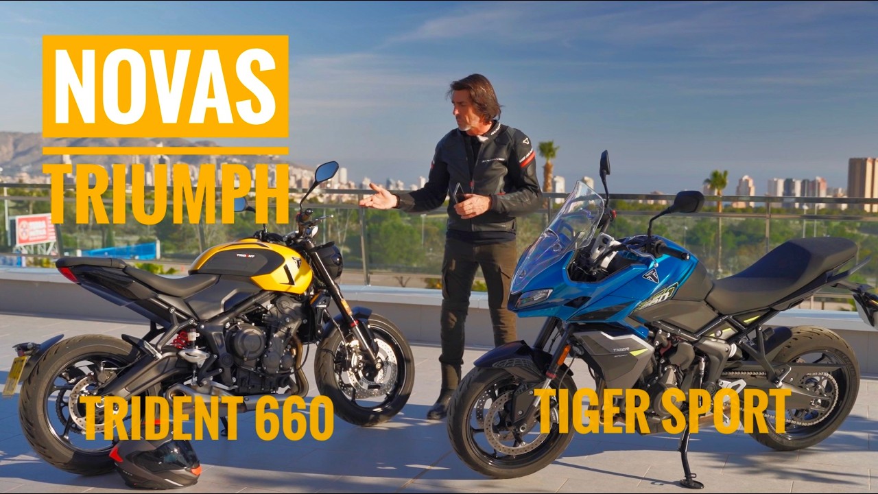 Triumph Trident 660 e Tiger Sport 660 (2026): agora com 95 cv! O que mudou?