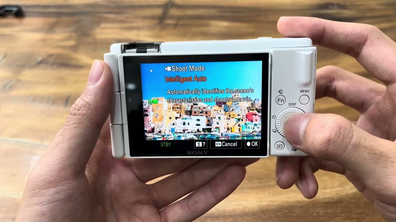 Hướng dẫn sử dụng máy ảnh Sony ZV1F