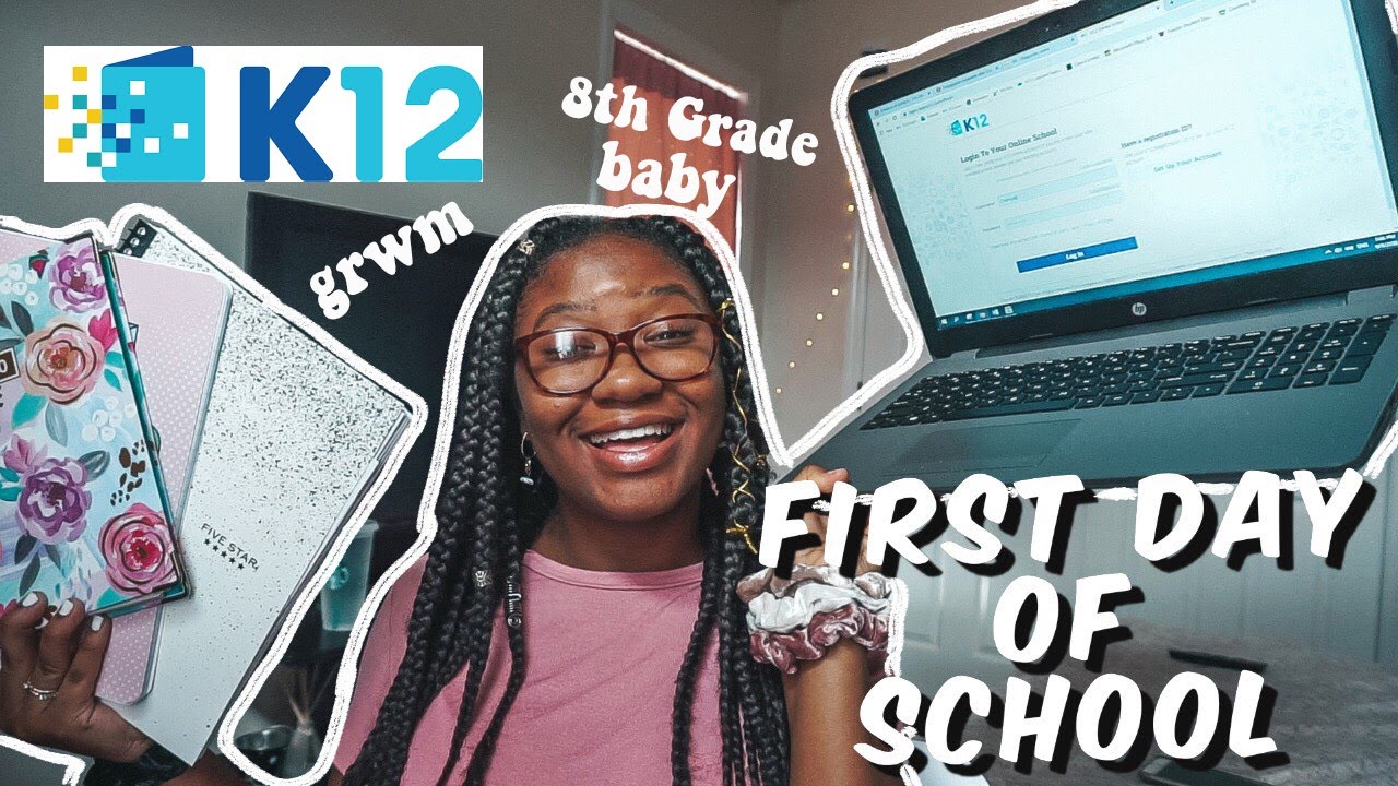 CHANIYA'S FIRST DAY OF 8TH GRADE! *K12 ONLINE SCHOOL*