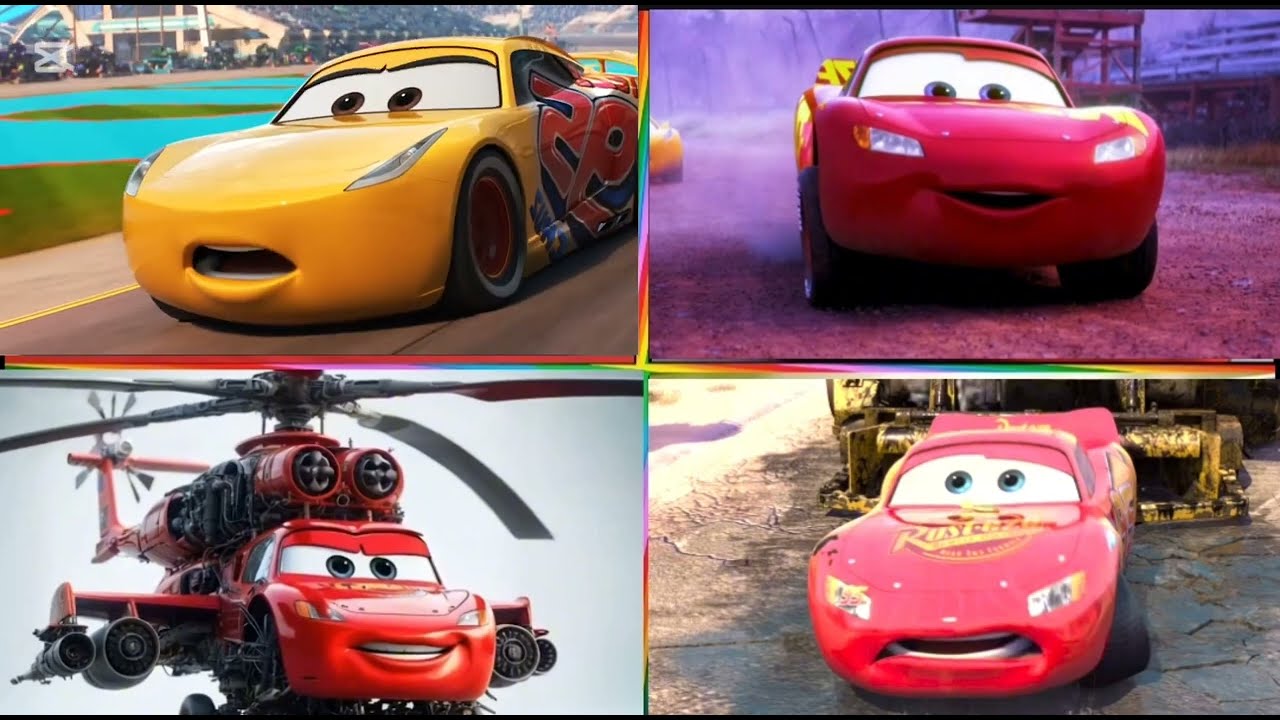 The Lightning McQueen Car Eater vs Police Cars |