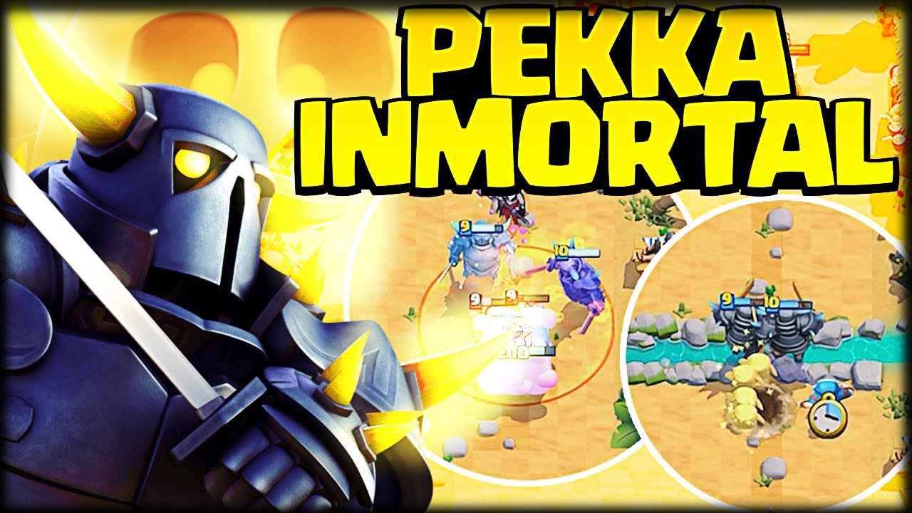 EL PEKKA ES INMORTAL EN ESTE DESAFIO - Clash Royale - WithZack
