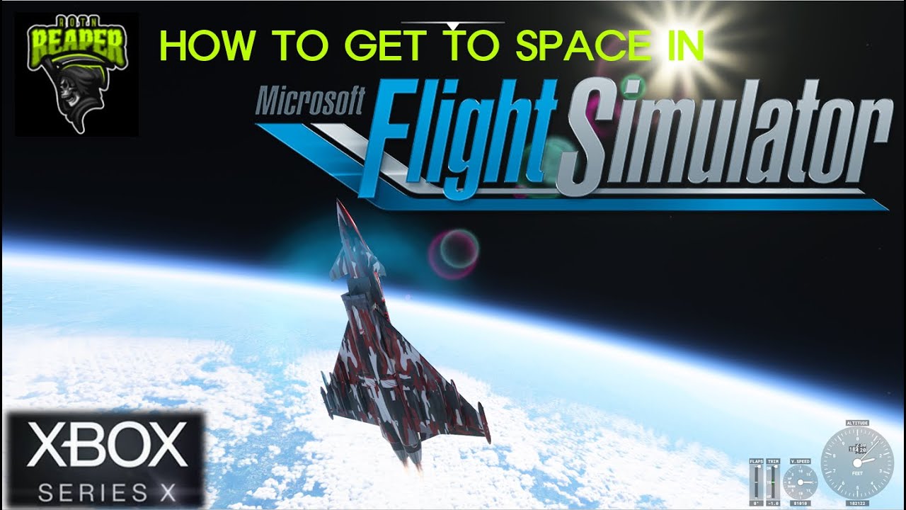 How To Go To Space *PATCHED* (XBOX Series X Tutorial) | Microsoft Flight Simulator