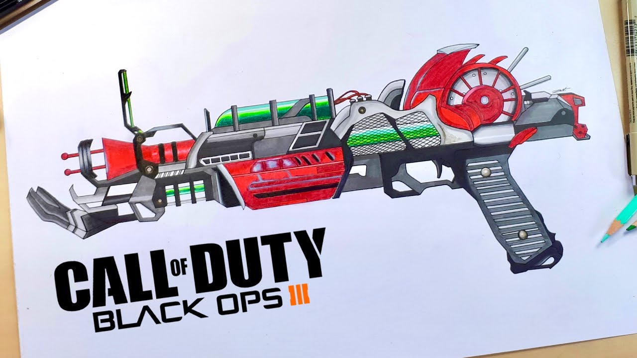 Drawing - Ray Gun Mark 2