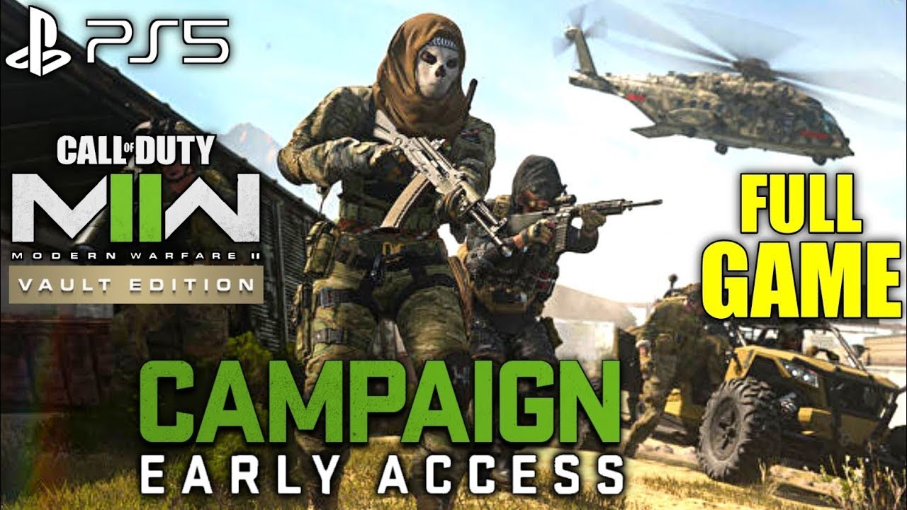 PS5 CALL OF DUTY MODERN WARFARE 2 Campaign Early Access | COD MW2 Campaign Gameplay Part 1 | MW2 PS5