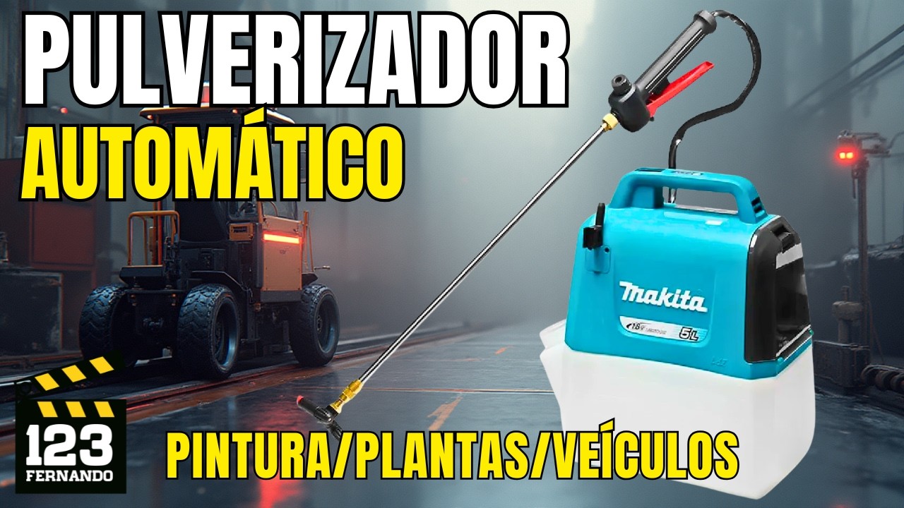 PULVERIZADOR DE LÍQUIDOS AUTOMÁTICO SEM FIO MAKITA #123fernando #pulverizador Pulverizador Agrícola