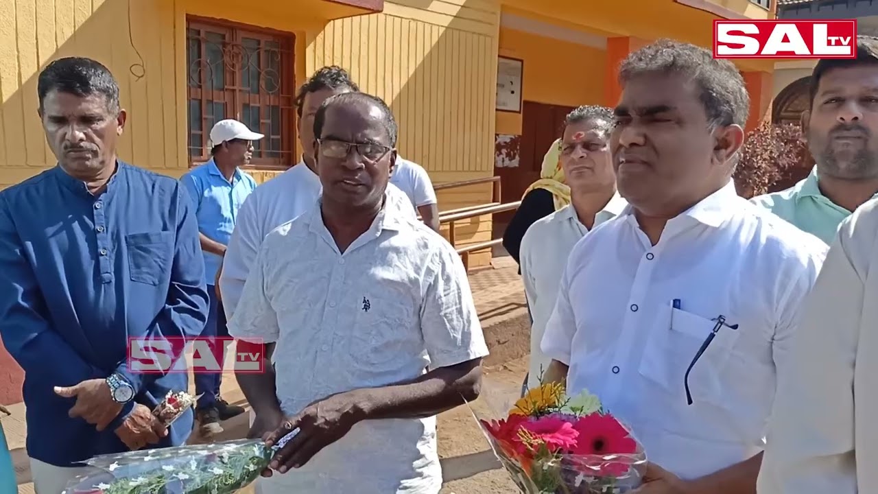Velim MLA Cruz Silva Flags Off Hot Mixing Work at Dicarpalim