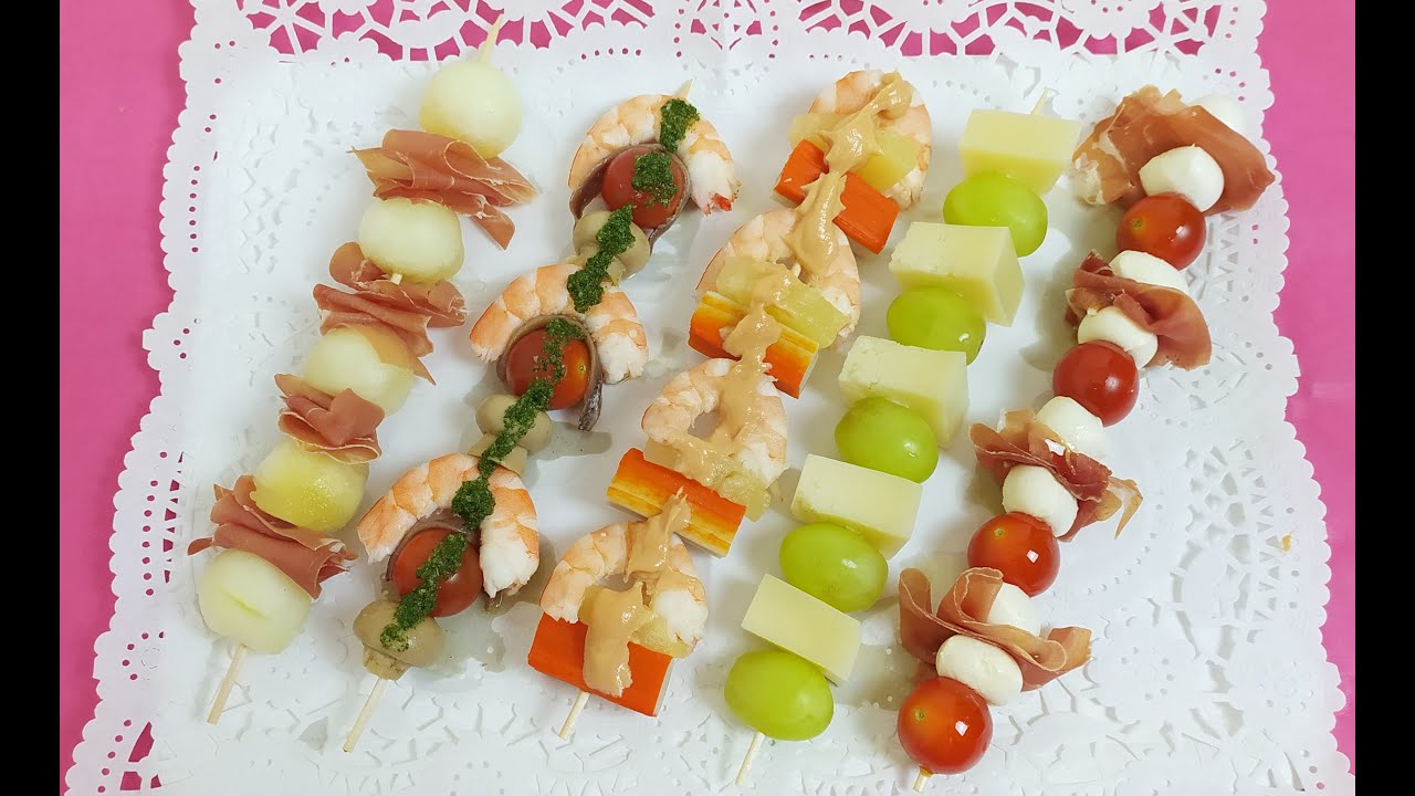 BROCHETAS O PINCHOS PARA FIESTAS