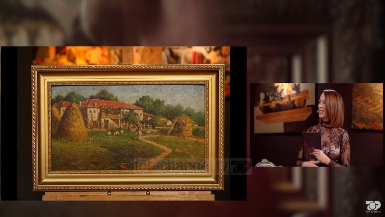 Top Channel/ Shitje rekord në “Artkand”/ Vepra “Fshati Shkjez” e Simon Rrotës u shit për 9 mijë euro