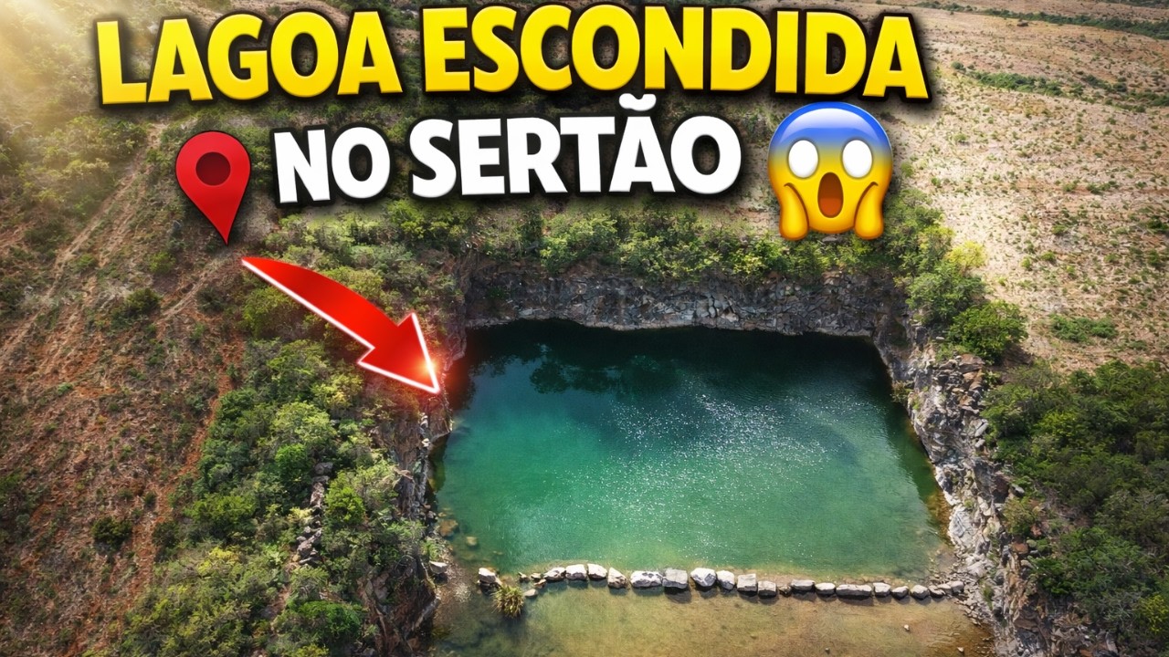 Essa Lagoa Escondida no Sertão Vai Te Surpreender 😱