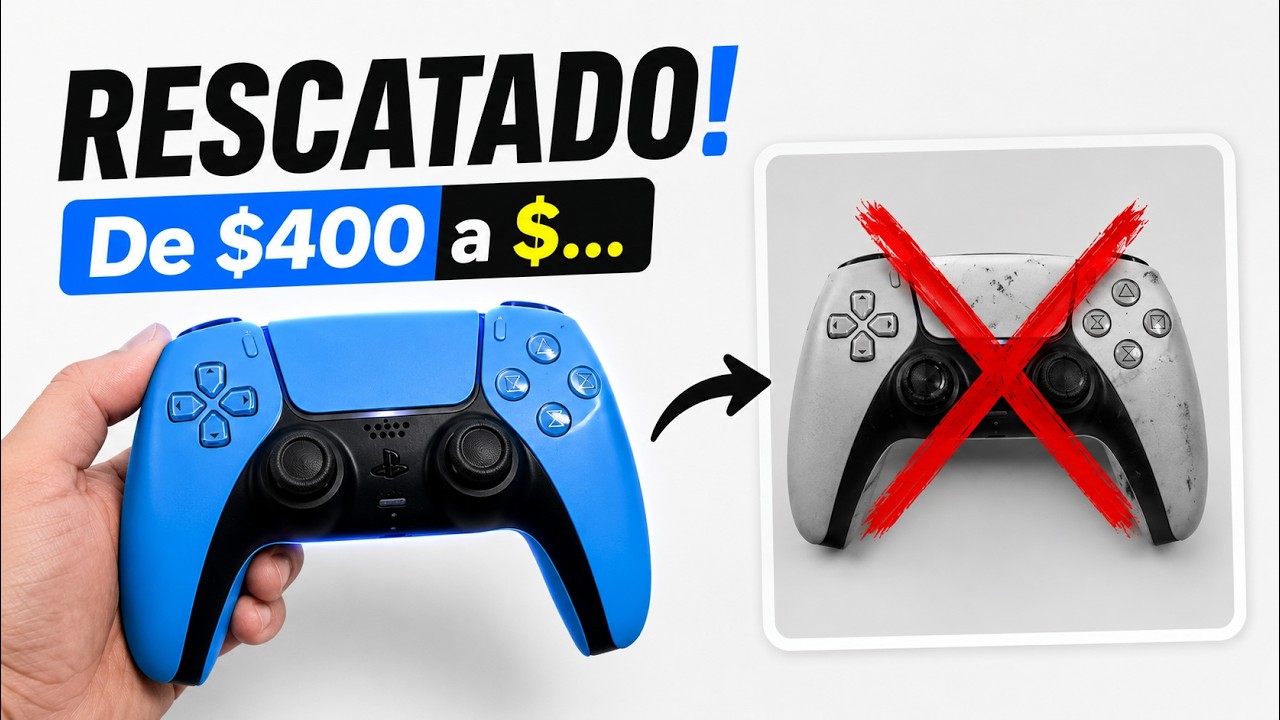 Comprando controles de ps5 dañados para arreglarlos y venderlos  (Cap. 1)