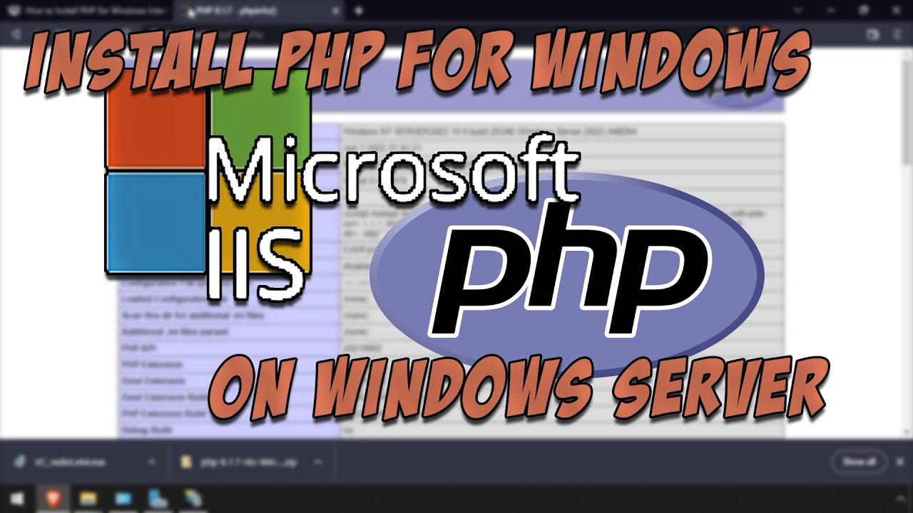 Как установить PHP для Windows Internet Information Service (IIS)