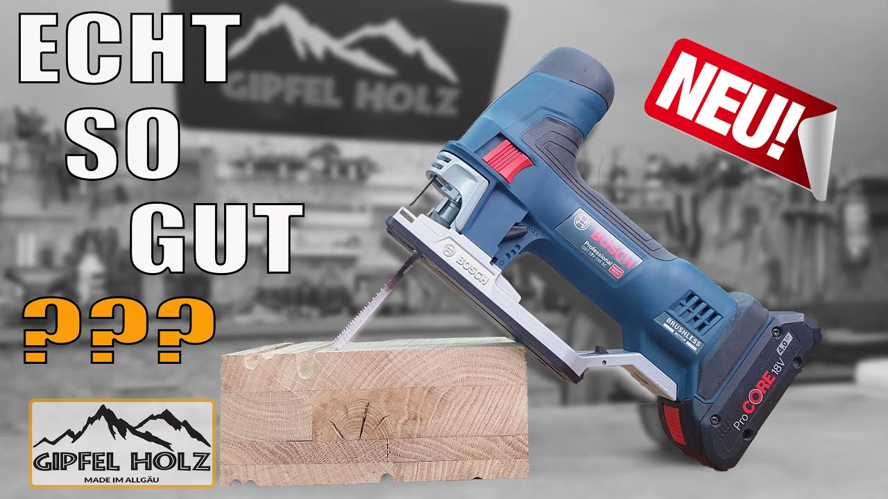 Stichsägen im Test - Bosch Stichsäge GST 18V 155 SC - Lohnt sich die Anschaffung?  GST 18V 155 BC