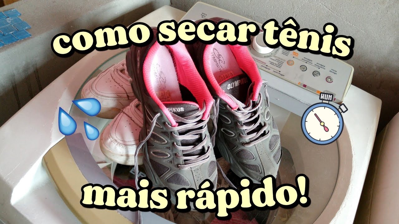 COMO SECAR TÊNIS MAIS RÁPIDO👟👞 2 DICAS. TÊNIS SECO EM APENAS ALGUMAS HORAS😲 SEM SOL OU SECADORA🙏😍