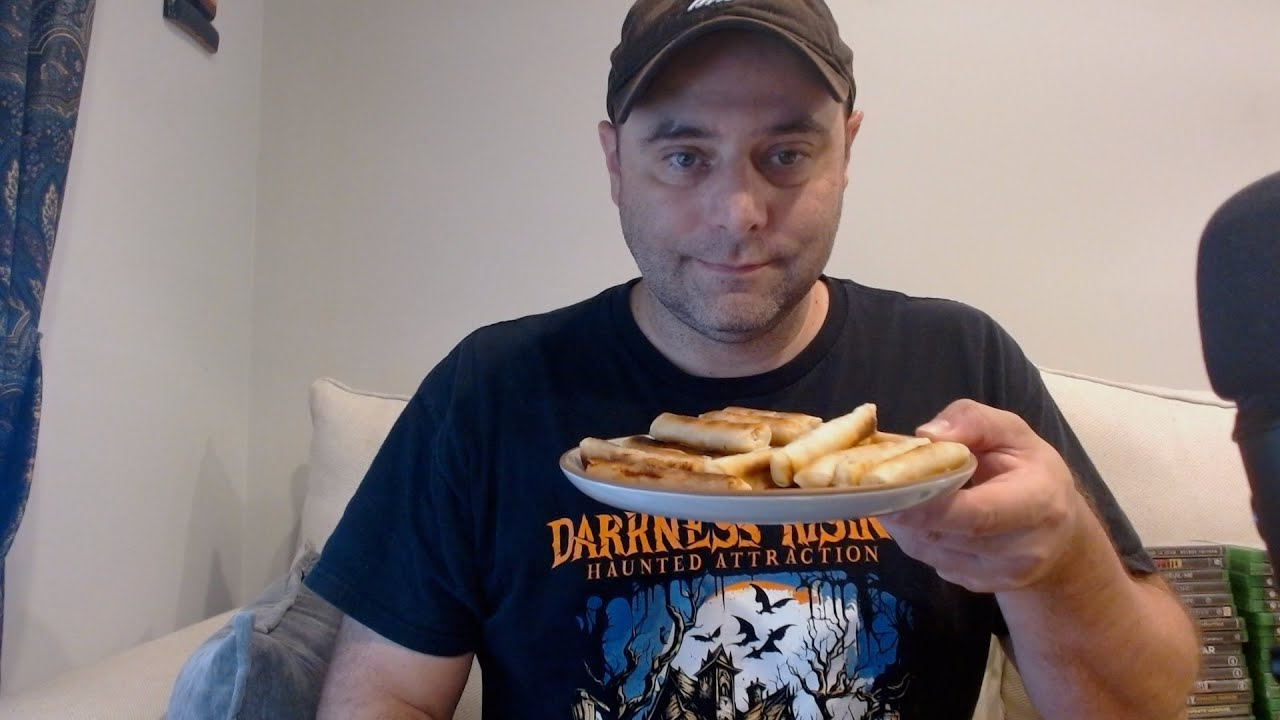 ASMR Eating Spring Rolls and Rambling