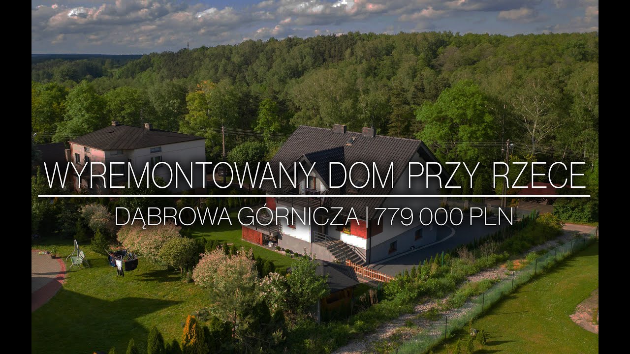 [SPRZEDANE] Wyremontowany dom przy rzeczce pod lasem | Dąbrowa Górnicza Okradzionów.