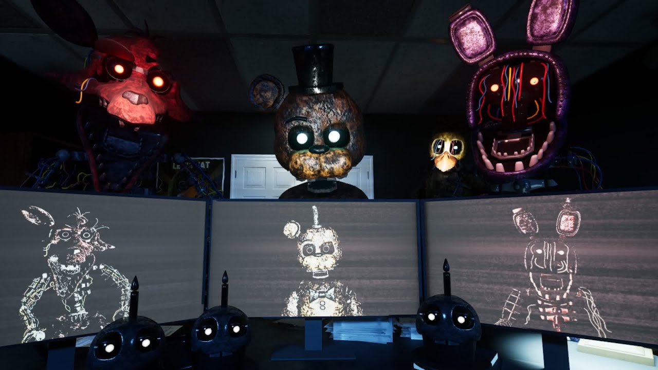 شب سوم fnaf joy of creation   گیم پلی بازی ترسناک
