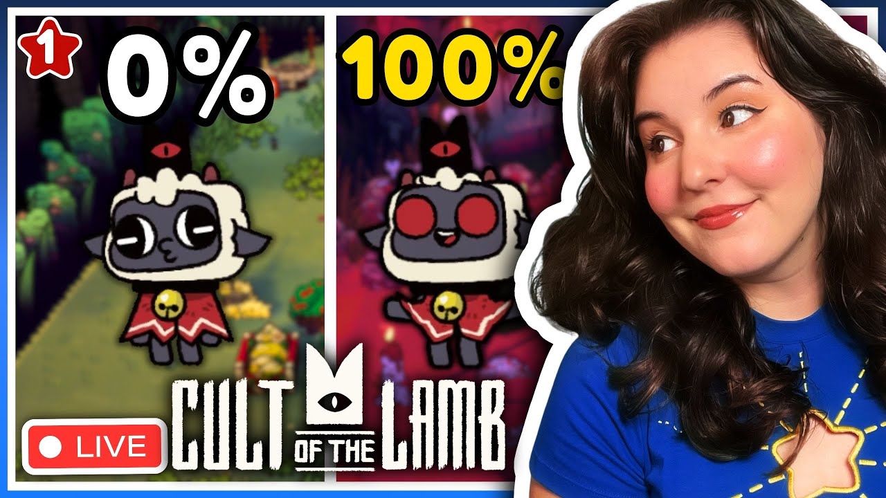 We're Playing 100% of CULT OF THE LAMB🩸 | EP. 1
