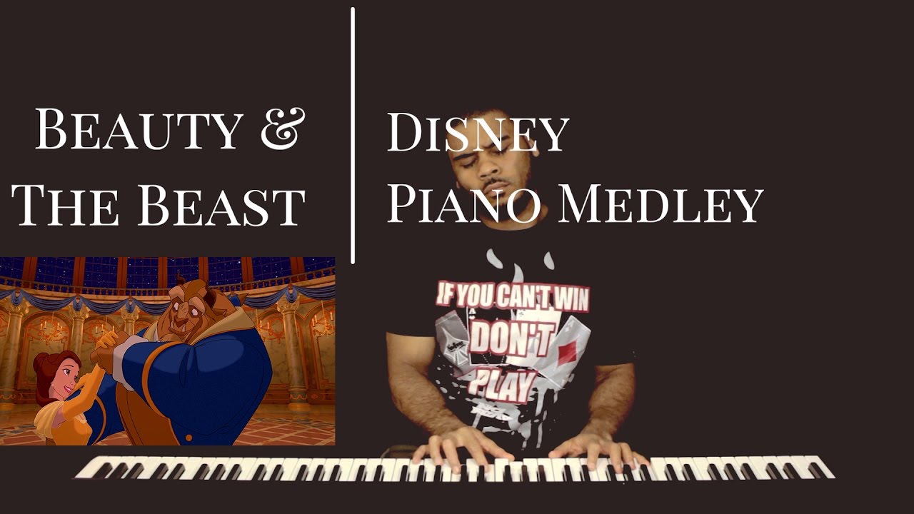 All the songs from Beauty & The Beast in 9 mins - Piano Medley