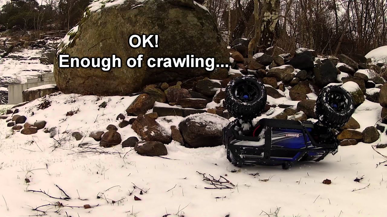 Sensored Brushless Traxxas Summit going 6s