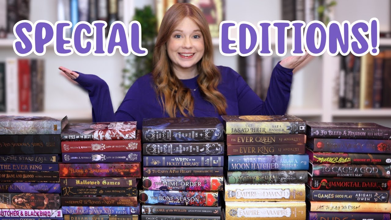 my entire special edition collection | book haul of all the pretty books!