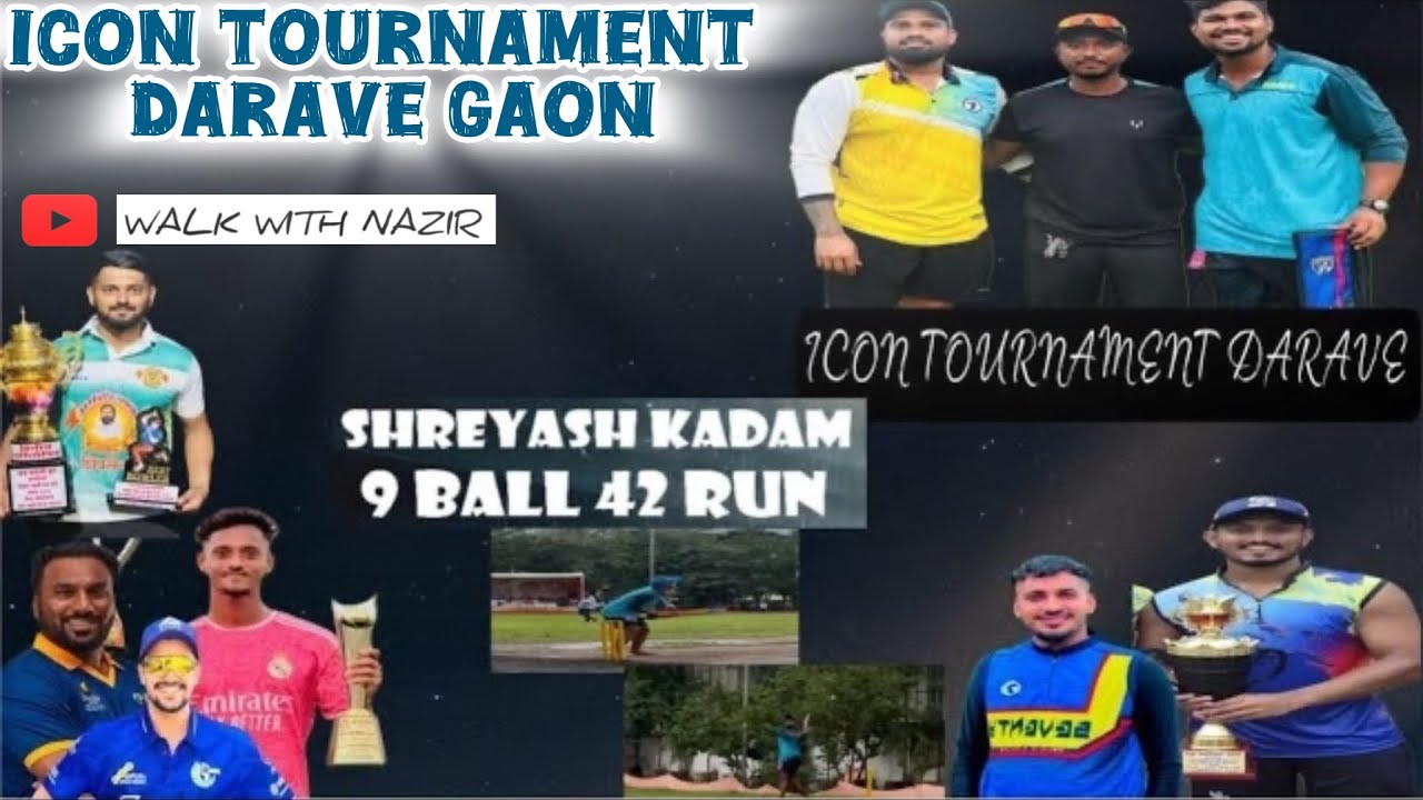 SHREYASH KADAM NE 9 BALL 42🔥😍| KETAN MHATRE BATTING 💯| ICON TOURNAMENT DARAVE |RUBBERBALL TOURNAMENT