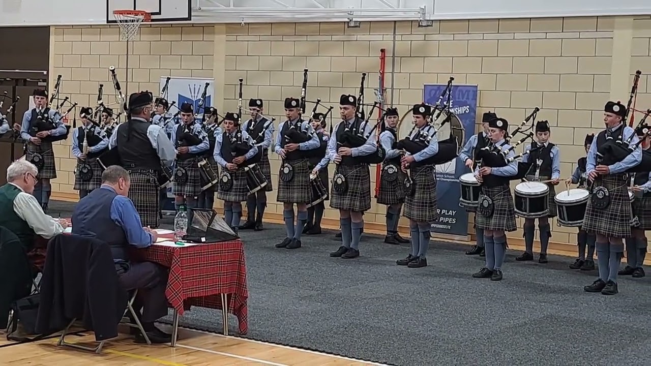 Gordonstoun Pipe Band - Scottish Schools Pipe Band Championships 2024 Junior B