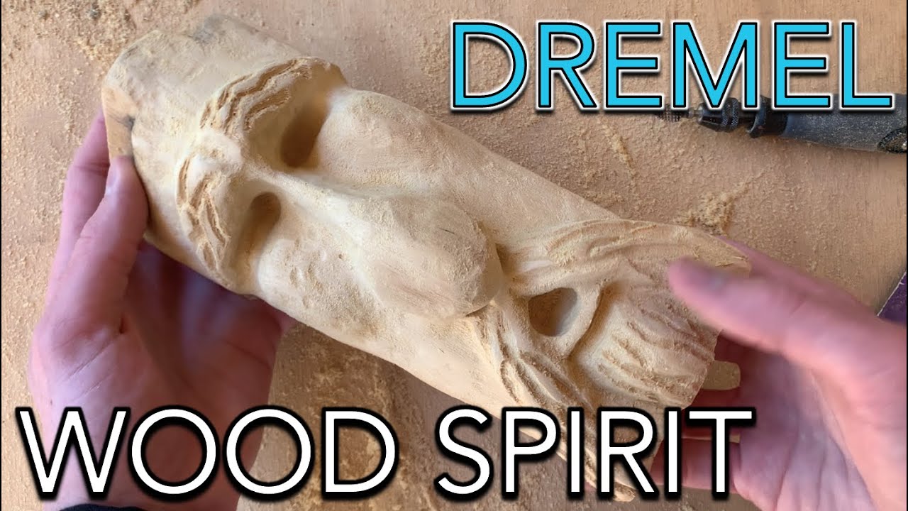 20-минутный проект Wood Spirit Dremel с использованием всего одной фрезы