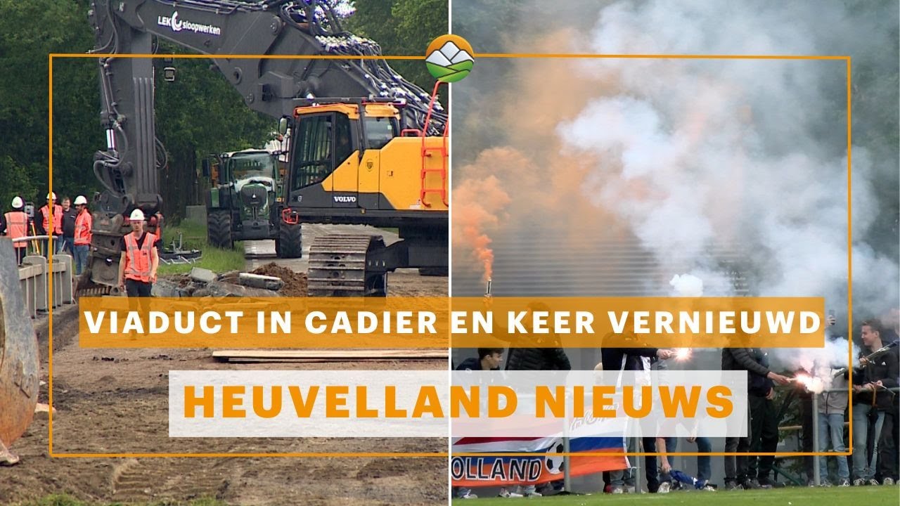 Heuvelland Nieuws: Viaduct in Cadier en Keer vernieuwd