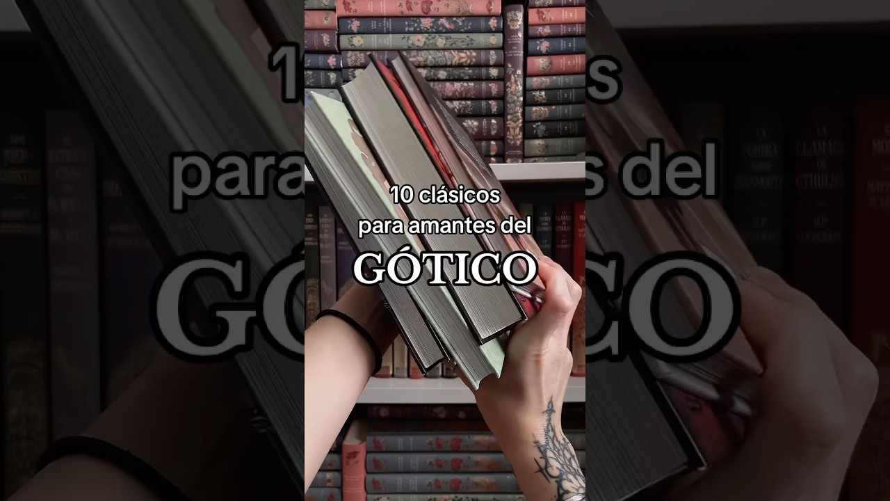 10 cl&aacute;sicos g&oacute;ticos 🖤 #shorts #moonlightbooks #booktube