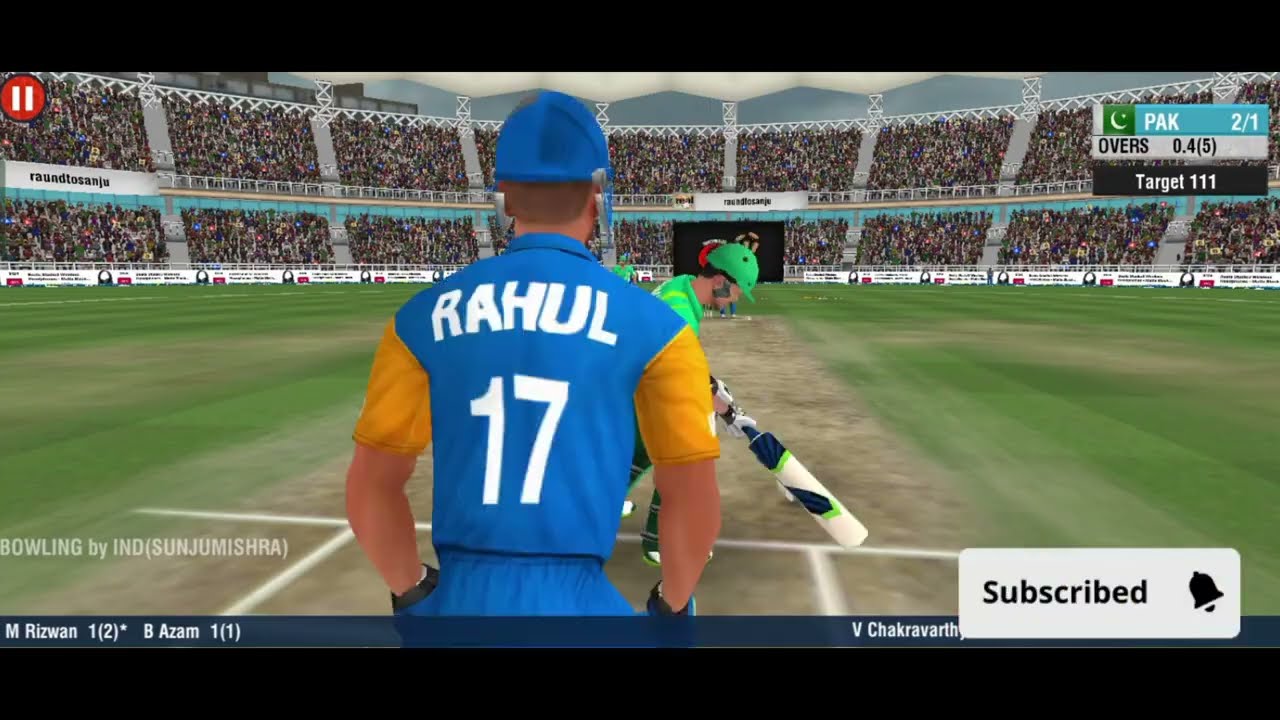 INDIA vs PAKISTAN: 5 Overs 110 Runs! 😱 Sanju Ki Tabahi Batting | WCC2 Action GAMEPLAY #geming 