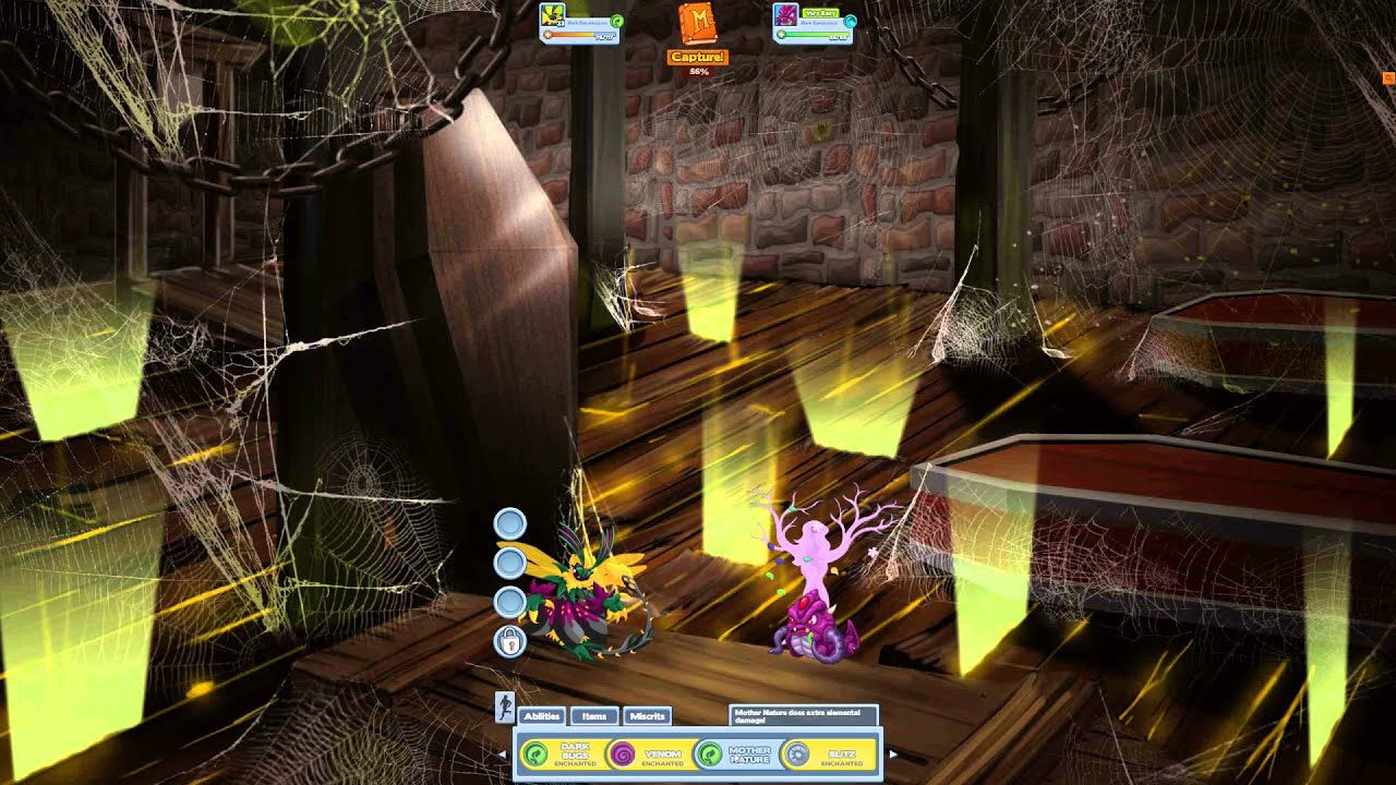 Capturing Dark Gurgleplops a powerful dark Miscrit