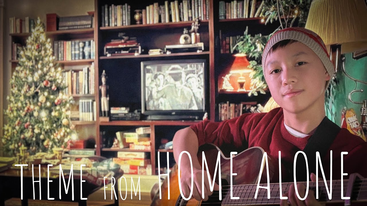 Home Alone Theme 🏠| Somewhere In My Memory 💭| John Williams🎻|Fingerstyle 🎸  1990s Christmas Magic🎅🏻📼