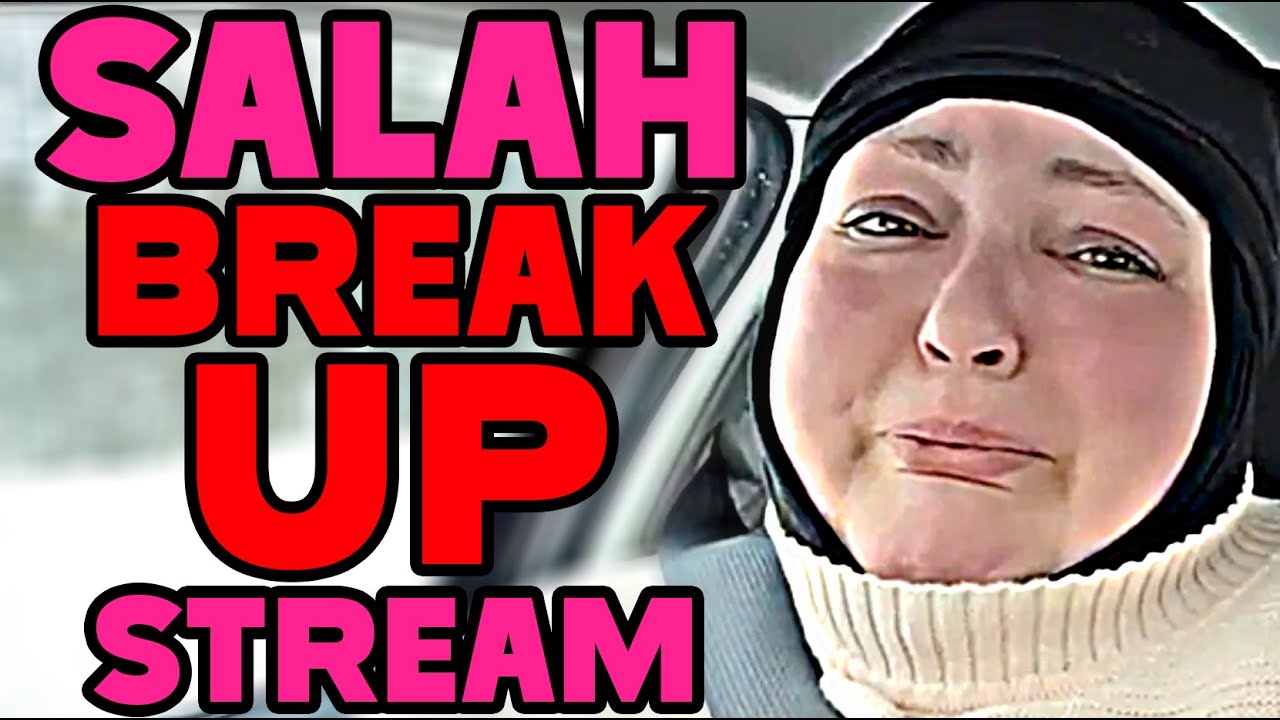 FOODIE BEAUTY GETS BANNED ON TWITCH & BREAK UP WITH SALAH ON LIVESTREAM - livestream reaction