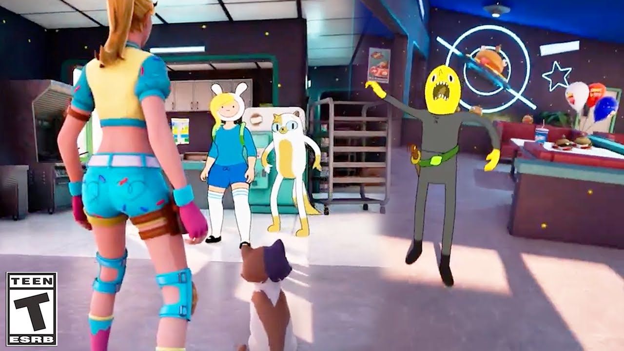 ***! Fortnite x Adventure Time Wave 2 Trailer & Leaked Skins first look